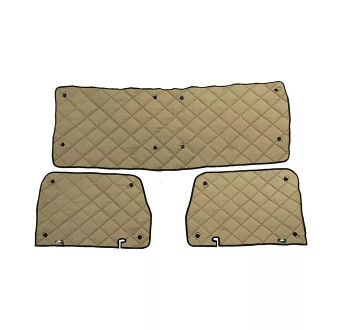 WCT-1135 Peterbilt 379 330 357 359 375 377 378 Tan Set Of ZenEclipse Blackout Window Covers - Image 1