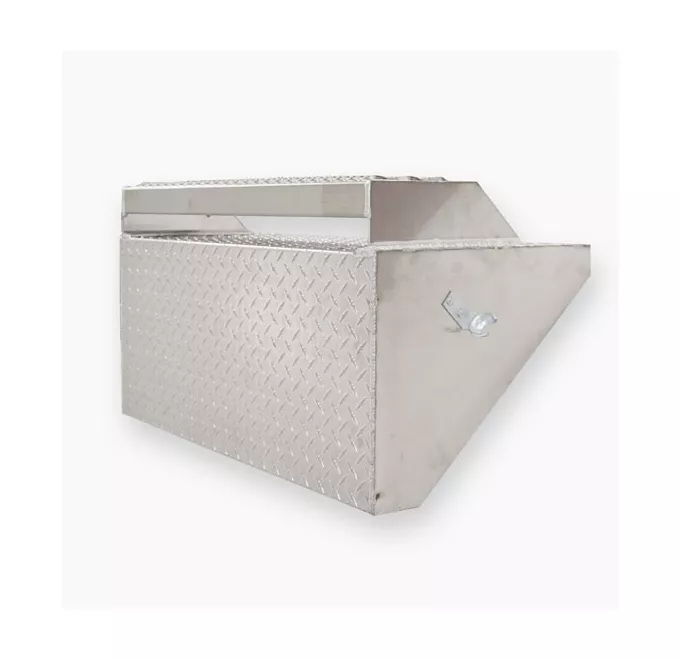 X26001-1 Peterbilt Aluminum Battery Box Lid Replacement with Top Step - Image 1