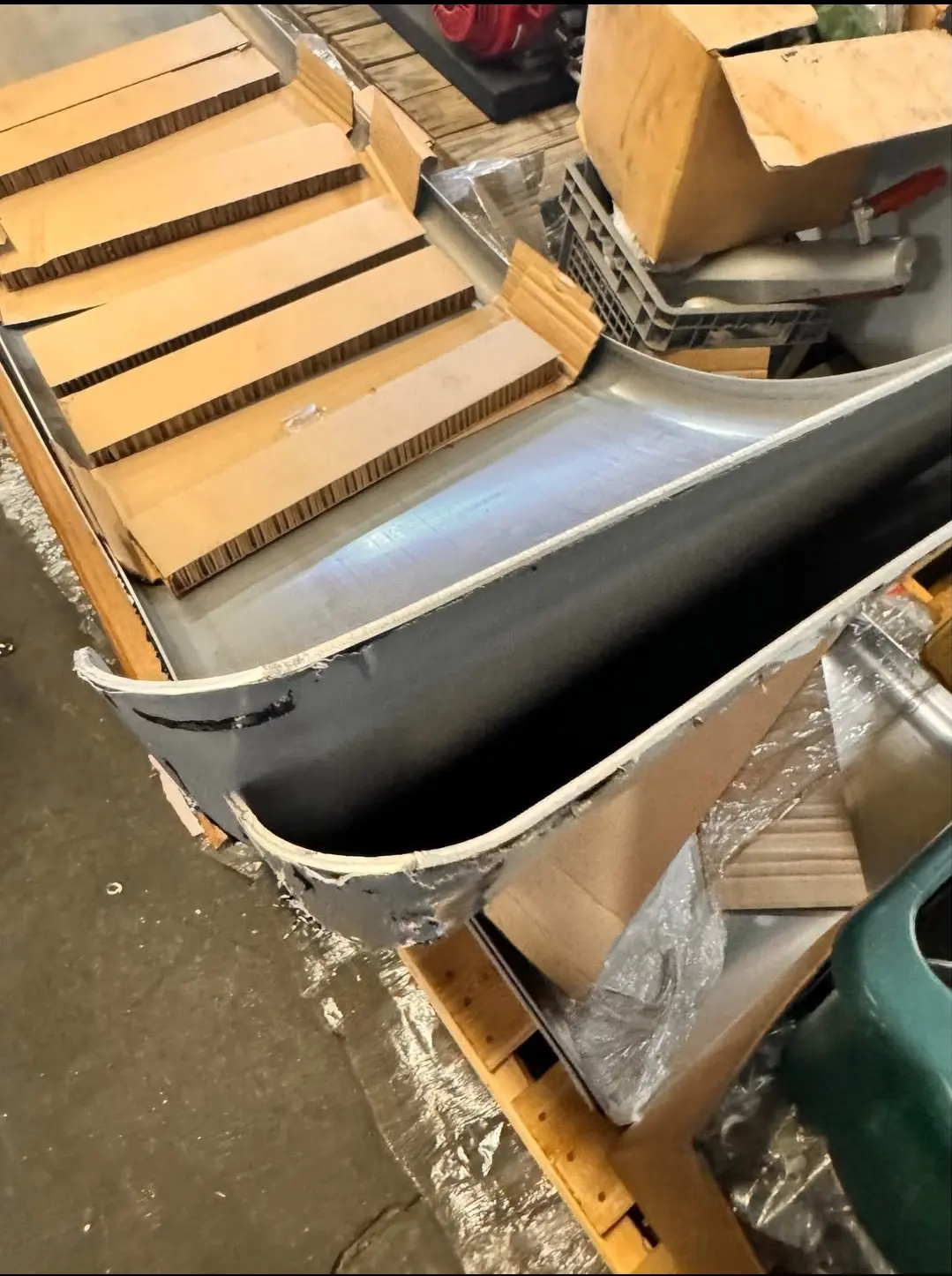 177326243984650.webp Alum full fenders 1/8” 30 “x 101 “custom low riders fenders - Image 1