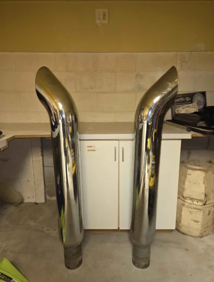 Semi exhaust tip